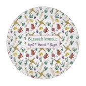 Custom Blessed Imbolc Light Renewal Brigid  Schneidebrett (Vorderseite)