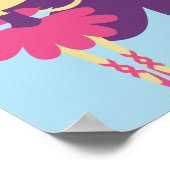 Custom Blond Ballerina Poster (Ecke)