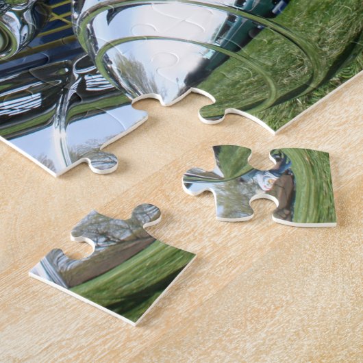 Custom Blue 1957 Chevy Car Puzzle (Seite)