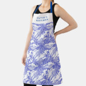 Custom Blue and White Humpback Whale Schürze (InSitu)