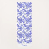 Custom Blue and White Humpback Whale Yogamatte (Vorderseite)