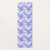 Custom Blue and White Humpback Whale Yogamatte (Rückseite)