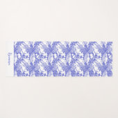 Custom Blue and White Humpback Whale Yogamatte (Vorderseite (Horizontal))