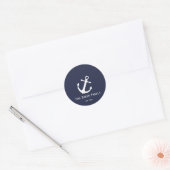 Custom Blue and White Nautical Stickers (Umschlag)