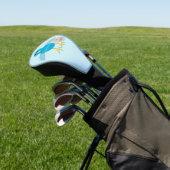 Custom Blue Birthday Boy Chick Golf Driver Cover Headcover (In SItu)