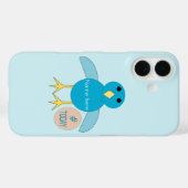 Custom Blue Birthday Boy Chick iPhone Case (Rückseite (Horizontal))