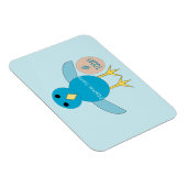 Custom Blue Birthday Boy Chick Magnet (Rechte Seite)