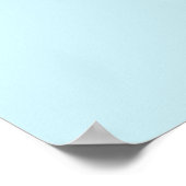 Custom Blue Birthday Boy Chick Poster (Ecke)