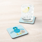 Custom Blue Birthday Boy Chick Untersetzer (Rechte Seite)