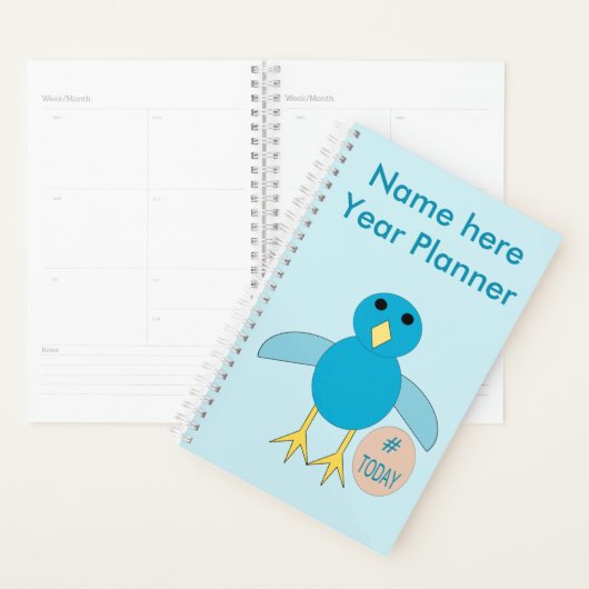 Custom Blue Birthday Boy Chick Wedding Planner Planer (Anzeige)