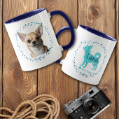 Custom Blue Chihuahua Mug Photo Personalized Tasse