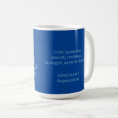 Custom Blue Crab Astrologischer Kaffee Tasse (VorderseiteRechts)
