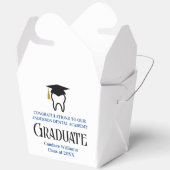 Custom Blue Dental School Graduation Party Geschenkschachtel (Offen)