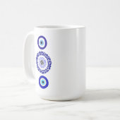 Custom Blue Eye Keramik Tasse (Vorderseite Links)