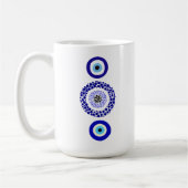 Custom Blue Eye Keramik Tasse (Links)