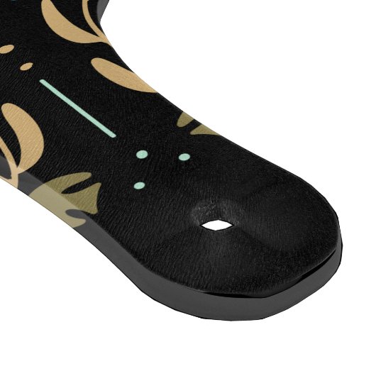 Custom Blue Floral Folk Art Charter Schneidebrett (Ecke)