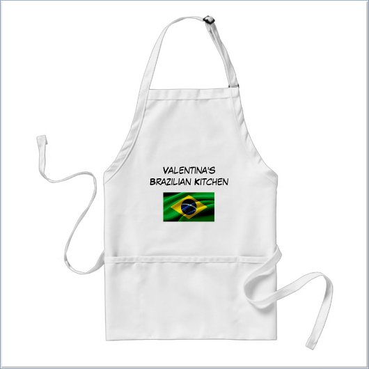 Custom Blue Green & Yellow Brazilian Flag Schürze