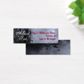Custom Blue Halloween Sky und Ravens Party Ticket (Schreibtisch)