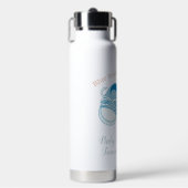 Custom Blue Hinterns Baby Boy Trinkflasche (Vorderseite)