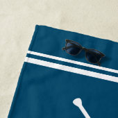 Custom Blue Life ist besser am Lake Beach Handtuch (Beispiel)