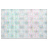 Custom Blue Morning Glory Floral Polka Dot Fabric Stoff (Yard (91,4 cm))