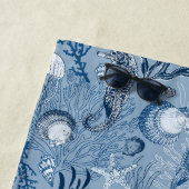 Custom Blue Ocean Life Strandtuch (Beispiel)