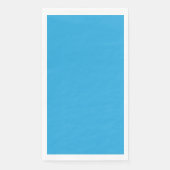 Custom Blue & Orange Napkins | Personalisiertes Pa Serviette (Vorderseite)