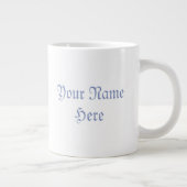 Custom Blue Pagan Pride Jumbo Tasse (Rechts)