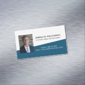 Custom Blue Real Anwesen Agent Kontaktinformatione Magnetische Visitenkarte (Beispiel)