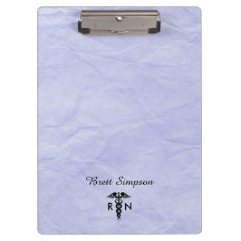 Custom Blue Registered Nurse Klemmbrett