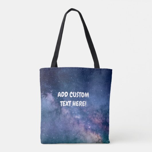 Custom blue Studentinnenverbindung Natural Hair Bl Tasche (Rückseite)