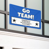 Custom Blue Team Banner (Äußeres Gebäude)