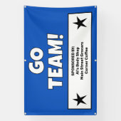 Custom Blue Team Banner (Vertikal)