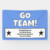 Custom Blue Team Banner (Horizontal)