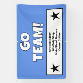 Custom Blue Team Banner (Vertikal)