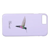 Custom Blue-throated Starfrontlet Hummingbird Case-Mate iPhone Hülle (Rückseite (Horizontal))