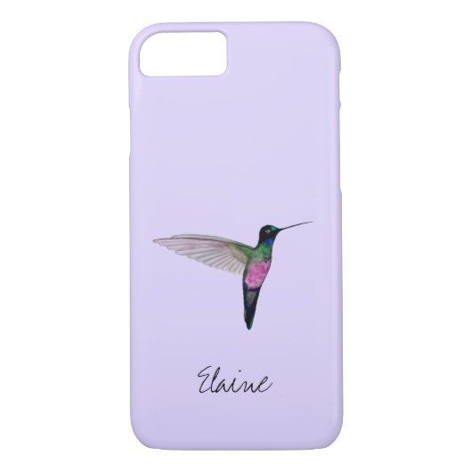 Custom Blue-throated Starfrontlet Hummingbird Case-Mate iPhone Hülle (Rückseite)