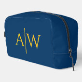 Custom Blue Toilettenbeutel für Mütter Tag, Geburt Waschbeutel (Rechte Ecke)
