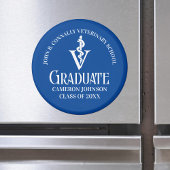 Custom Blue Veterinary School Abschluss Magnet