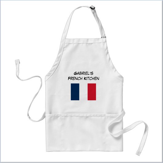 Custom Blue White & Red French Flag Schürze