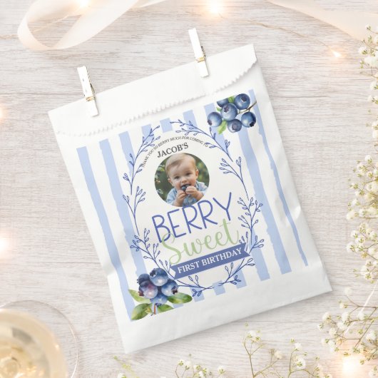 Custom Blueberry Foto Fevor Bags Geschenktütchen (Ausgeschnitten)