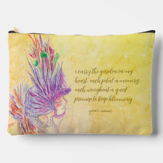 Custom Blume Fairy Toilettenbeutel - Personalisier Zubehörtasche