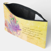 Custom Blume Fairy Toilettenbeutel - Personalisier Zubehörtasche (Offen)