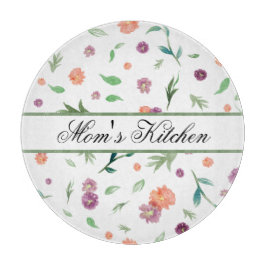 Custom Blume Kitchen Board - Geschenk für die Mama Schneidebrett