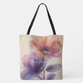 Custom : Blumengrace Tasche, Blossom Elegance. Tasche (Rückseite)
