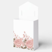 Custom Blush Pink Floral 5. Hochzeitstag Geschenkschachtel (Geöffnet)