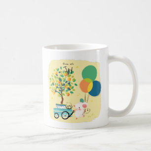 [Custom] Blüte mit Liebe Balloon Rat Mouse Niedli Kaffeetasse