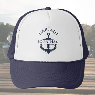 Custom Boat Captain Truckerkappe