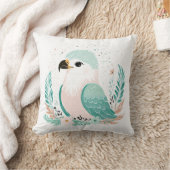 Custom Boho Baby Eagle Pillow Pastel Green Kissen (Decke)
