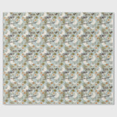 Custom Boho Chic Wrapping Paper mit Earthy Tones Geschenkpapier (Flach)